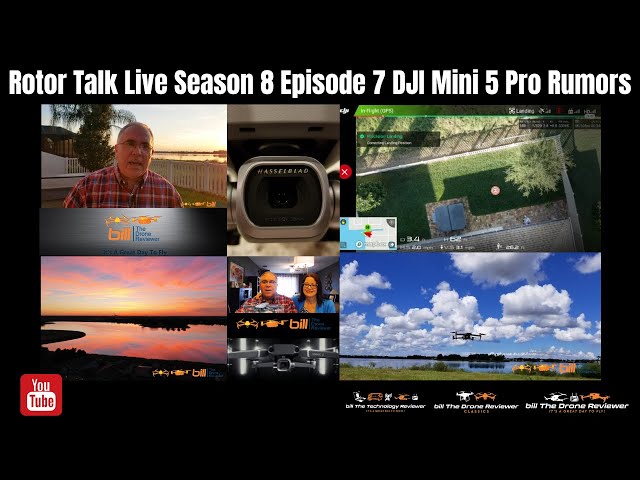 Rotor Talk Live Season 8 Episode 7 DJI Mini 5 Pro Rumors