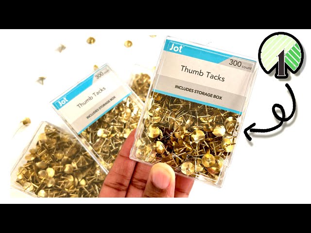 This Video Will Make You Want To Stock Up On Thumb Tacks! || Dollar Tree DIY's