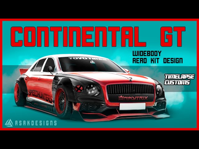 bentley continental GT custom tuning photoshop.