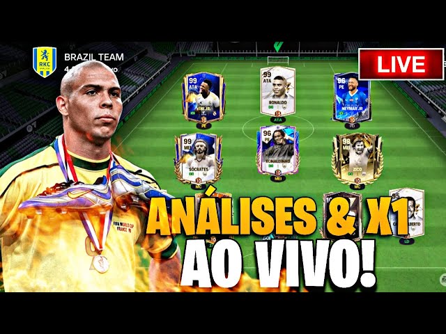 X1 E ANÁLISES NO FC MOBILE AO VIVO 🔥