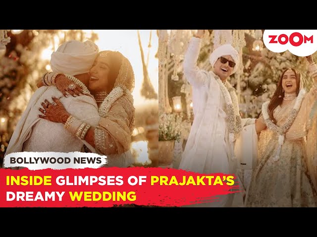 Prajakta Koli MARRIES longtime boyfriend Vrishank Khanal; drops DREAMY wedding photos