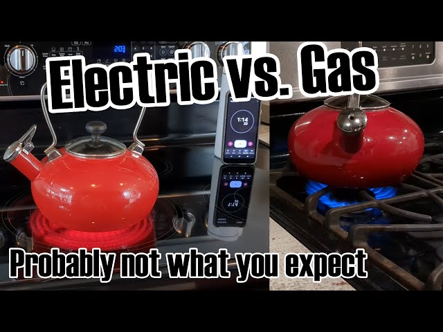 Gas stoves aren't really that fast - even standard electric is faster!