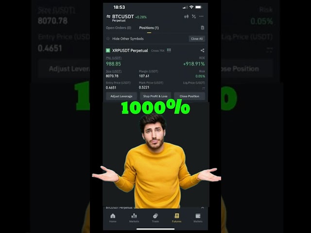 crypto scalping strategy | binance futures trading pnl | scalping expert #shorts #bitcoin #viral