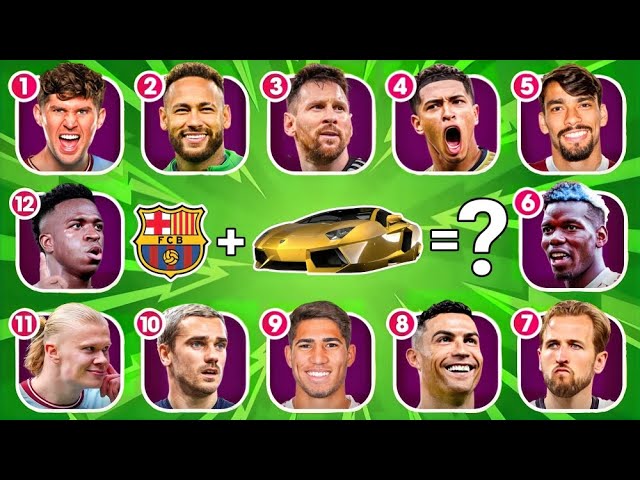 Guess The Football Player By Their SUPER CAR & CLUB | Most EXPENSIVE Car Of Famous Football Players