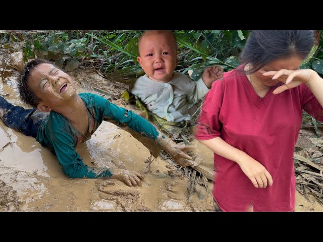 The mother passed away again, leaving behind two poor children