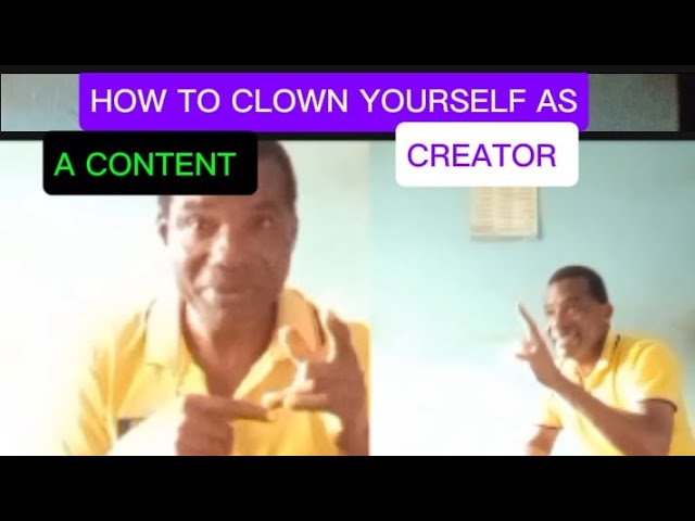 How to clown yourself as a content creator #content creation #digital marketing #how to