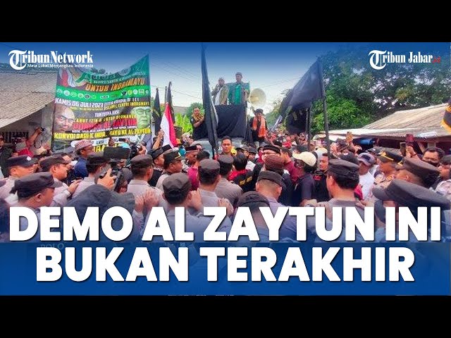 Massa Aksi Unjuk Rasa di Al Zaytun Ancam Balik hingga Berjilid-jilid sampai Panji Gumilang Diadili