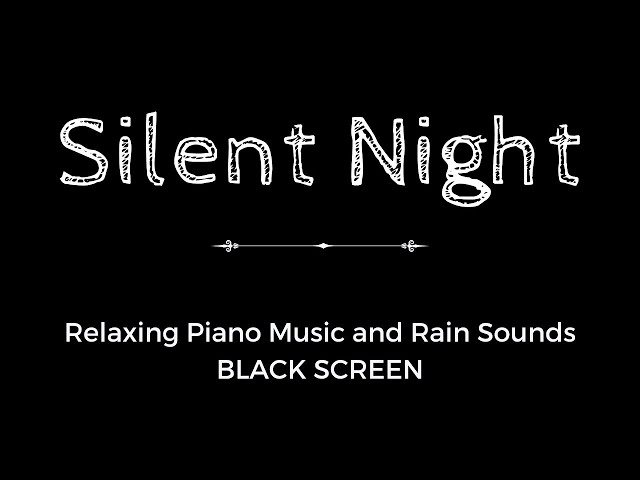 Soft Music Lulls You Into Silence For Rest, Improves Sleep Quality | Black Screen