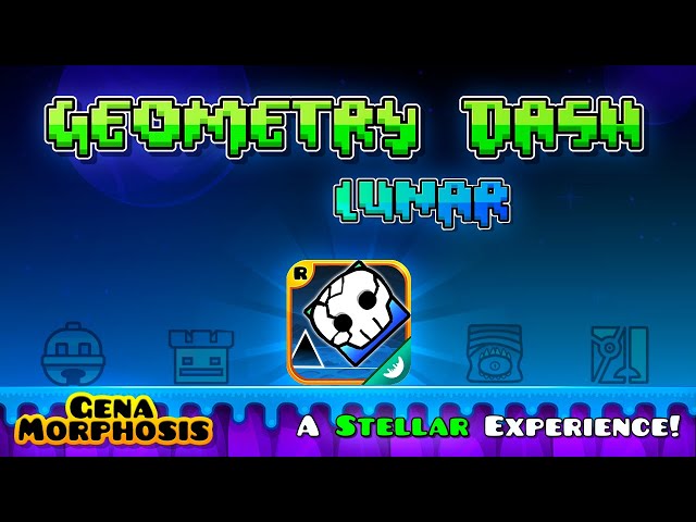 Geometry Dash: Lunar | All Levels With Secret Coins + Vault Codes | By @GenaMorphosis