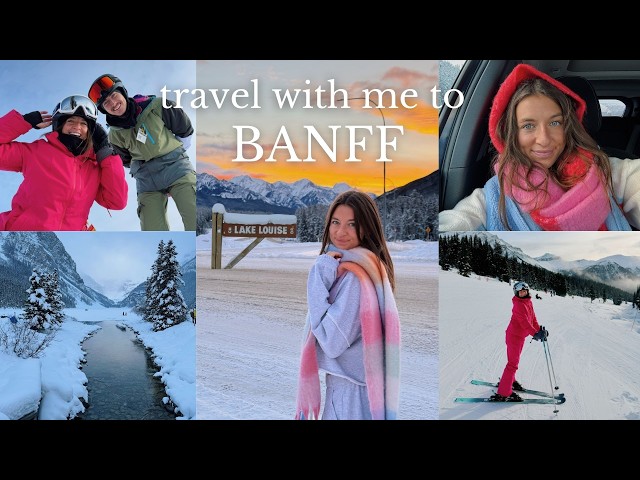 travel with me to *Banff Alberta* CANADA: ski trip in a Christmas town