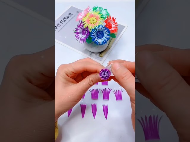 DIY paper crafts easy paper flowers diy | creative thinking techniques | diy paper craft idea,