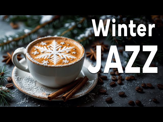 ❄️☕Snowy Winter Coffee Ambience with Elegant Instrumenntal Jazz Music & Bossa Nova to Work, Relax