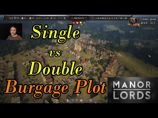 Single vs Double burgage plot, which is better? | Manor lords