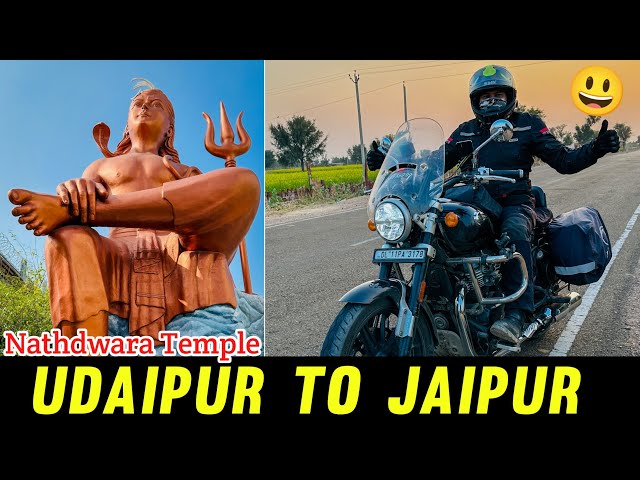 Udaipur To jaipur On Super meteor 650 | Nathdwara Temple Rajasthan