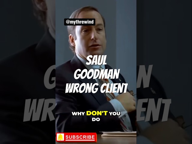 Saul Goodman’s Legal Blunder! 🤯 Client in Trouble?