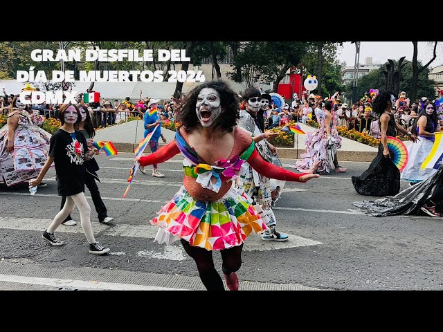 "Day of the Dead Parade 2024 in Mexico City 4k 🇲🇽” #mexico #dayofthedead #food #travel #streetfood"