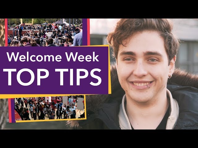 Welcome Week Top Tips