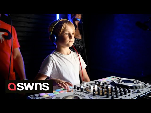 Meet the world's youngest DJ who started mixing tunes aged TWO | SWNS