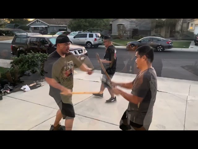 Stockton Multi-Style Escrima - De Fondo Training - Wednesday Night Practice 08.29.24