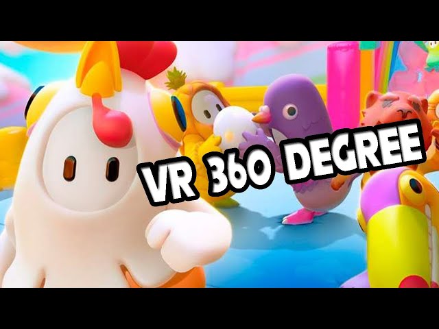 PS4 Fall Guys VR 360 Degree Gameplay Live First time