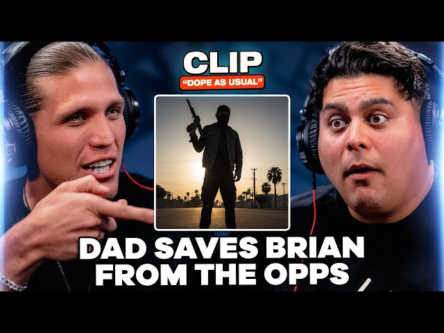 Chased by the Opps, Dad Saves Brian Ortega's Life! STORY TIME (Clip)