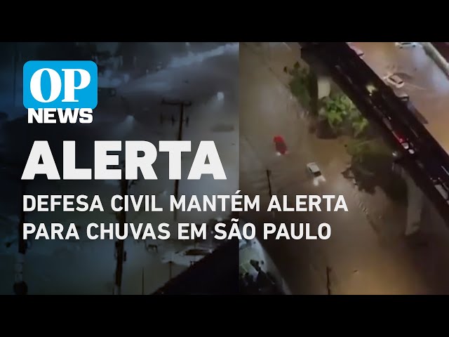 Defesa Civil mantém alerta para chuvas em São Paulo | O POVO NEWS