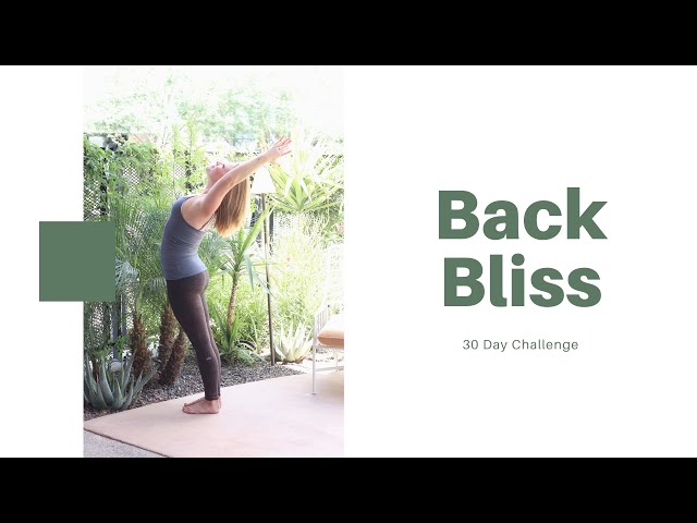 Back Bliss 30 Day Challenge: Yoga, Pilates, and Foam Rolling to Liberate Your Low Back