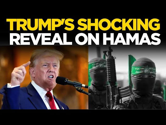 Trump Speech Live: Trump's Shocking Reveal on Hamas | Trump News | Trump Latest News Live | US News