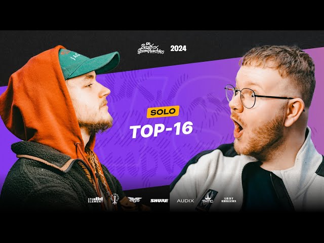 Siren vs Epos | UK Beatbox Championships 2024 | Solo Top 16