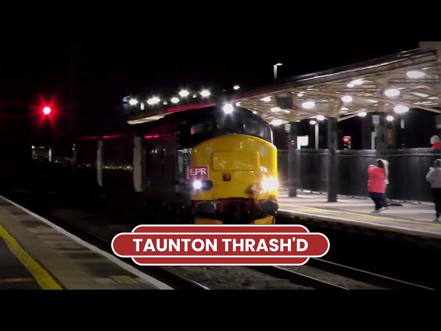 37423 erupts out of Taunton and onto the West Somerset Railway | 06.01.25