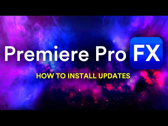 How to Install New Update 5.0. of Premiere Pro FX Plugin Extension Add-On