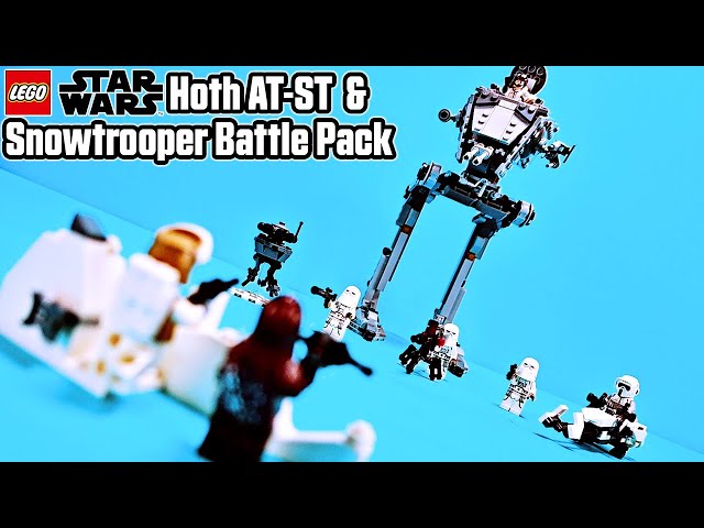 LEGO Star Wars Hoth AT-ST & Snowtrooper Battle Pack Review!