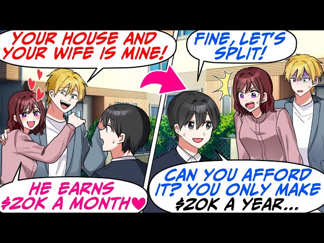 My Wife Left Me for a Rich Guy Right After I Bought a House! But Actually…[RomCom Manga Dub]