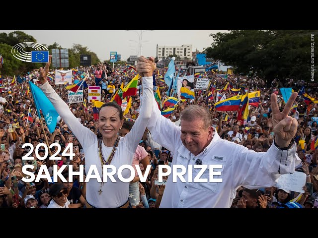 European Parliament honours María Corina Machado and Edmundo González Urrutia