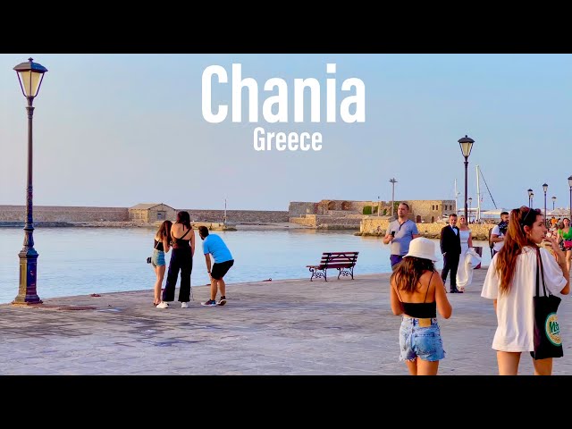 Chania (Χανιά), Greece - 4K-HDR Walking Tour (▶98min) - Tourister Tours