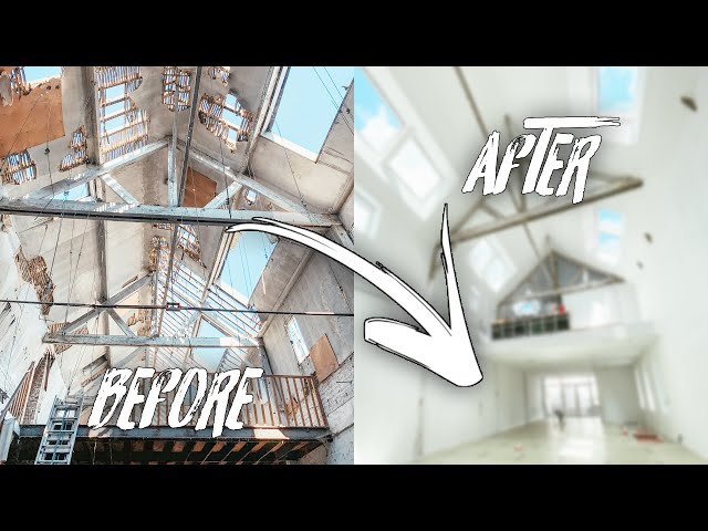 2 YEARS TIMELAPSE RENOVATING AN ABANDONED FACTORY TO A BEAUTIFUL HOUSE