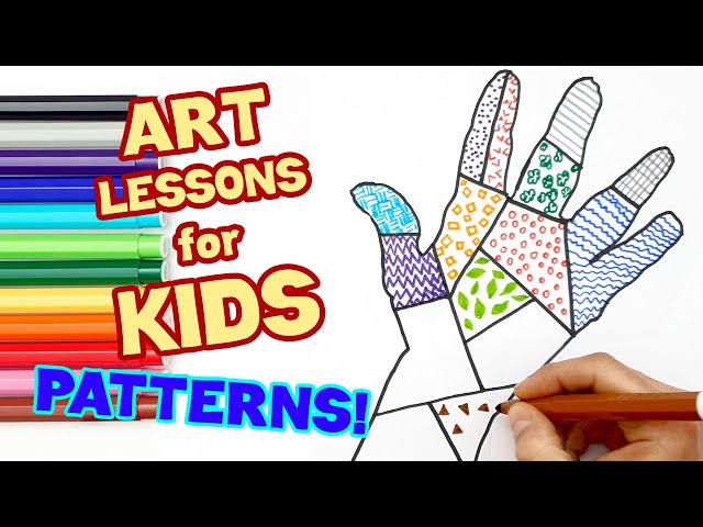 LEARN TO DRAW PATTERNS! (ART LESSONS FOR KIDS)