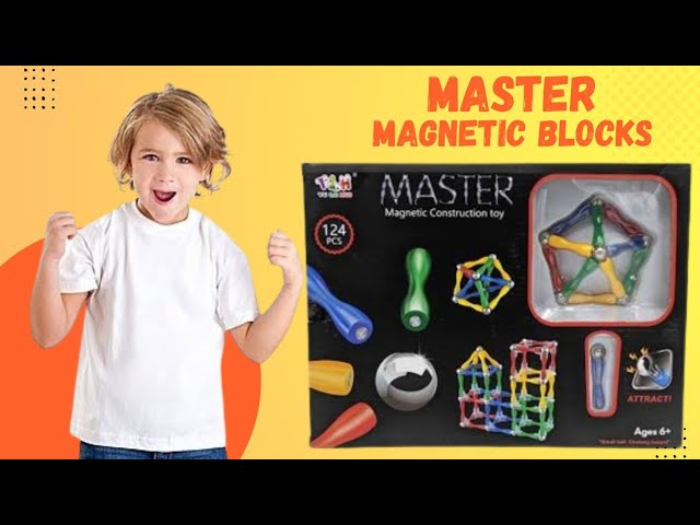 Master Magnetic Construction Blocks Toy | Unboxing and Review #toysunboxing