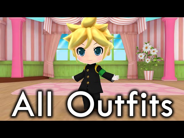 Hatsune Miku: Project Mirai DX - All Outfits: Len