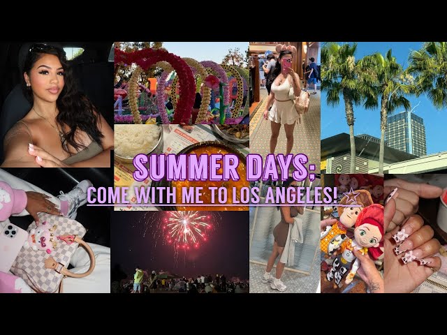 LA TRAVEL VLOG: TRYING NEW RESTAURANTS, SHOPPING, DISNEY CALIFORNIA ADVENTURES & MORE!