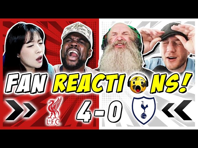 TOTTENHAM FANS DEVASTATED 😫 REACTION TO LIVERPOOL 4-0 TOTTENHAM | CARABAO CUP FAN REACTIONS