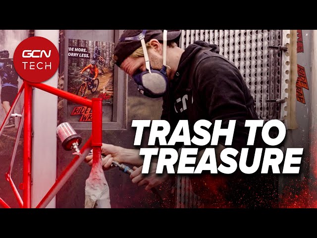 How To Restore Paint On A Retro Steel Bike | Trash To Treasure