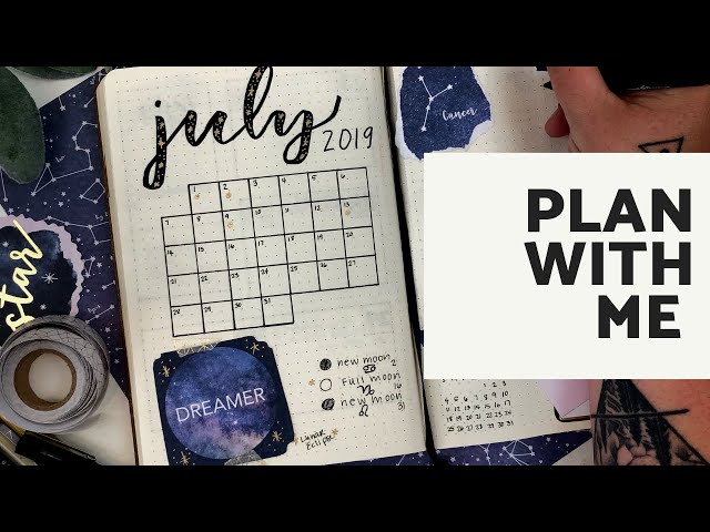 Plan With Me July | Bullet Journal Spread