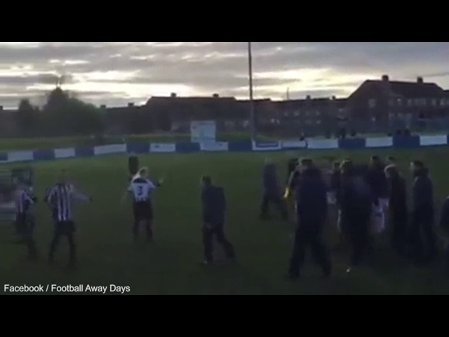 Sunday league team players and fans in vicious mid match fight - New 1018