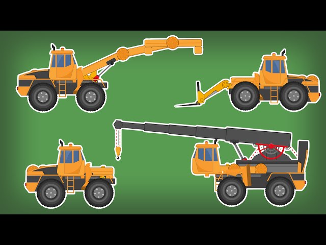 Transformer | Fork Lift | Crane | Handler | Kids Video