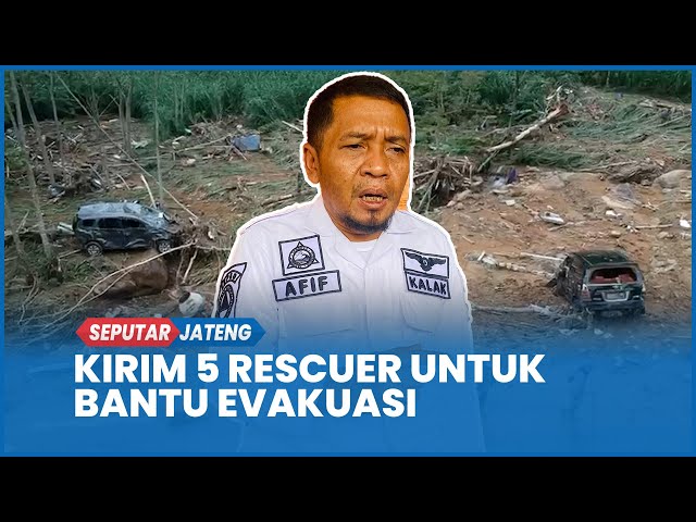 BPBD Kab Tegal Kirim 5 Rescuer untuk Bantu Evakuasi Korban Longsor Petungkriyono Pekalongan