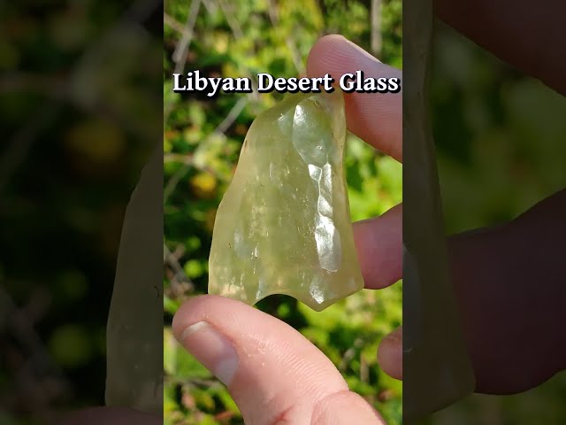 The Mystery Surrounding Libyan Desert Glass Continues... #gems #meteor #crystals #science #rocks