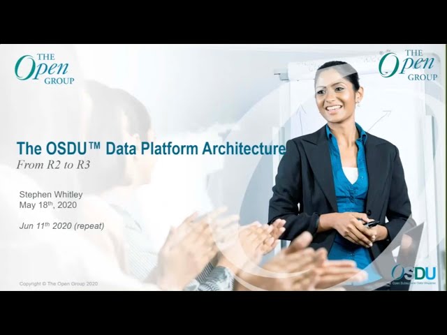 OSDU Data Platform Architecture from R2 to R3