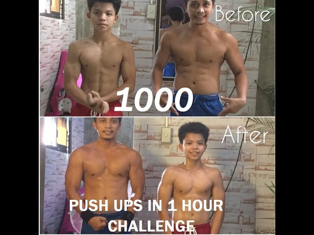 1,000 PUSH UPS IN 1 HOUR CHALLENGE!