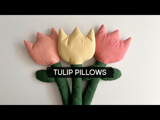 Making Tulip Flower Pillows